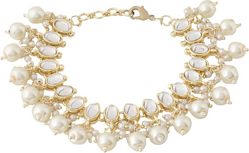 YELLOW CHIMES Alloy Pearl Bracelet Price in India Buy YELLOW CHIMES