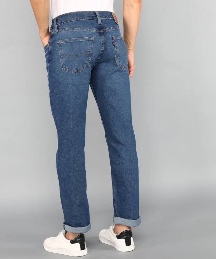 511 Men Slim Mid Rise Blue Jeans