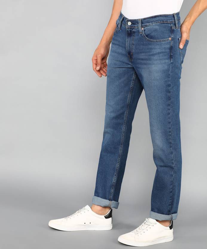 511 Men Slim Mid Rise Blue Jeans