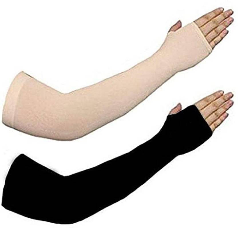 ARYANSHI combo-Black washable and reusable-07 Cotton Arm Warmer