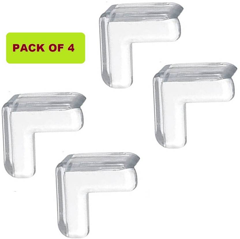 Bichwaliya Baby Safety, Proofing V Shape Silicone Corner Guard Edge Protectors (4 Pcs)