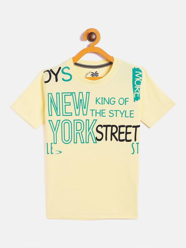DUKE Boys Printed Cotton Blend Regular T Shirt