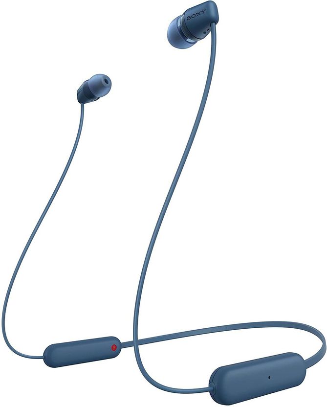 SONY WI-C100 25hr Bluetooth Headset Black - Image 6