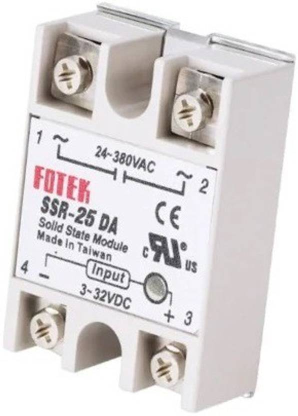 Fotek xcluma Fotek Solid State Relay Ssr25DA 25A Actually Dc 332V To