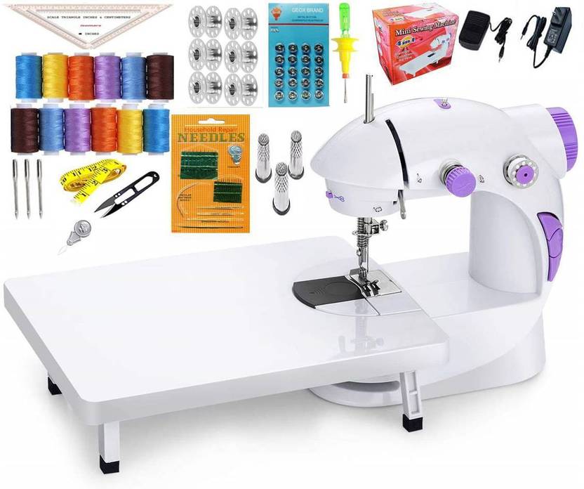 appigo Mini Sewing Machine for Home Tailoring with Foot Pedal, Adapter