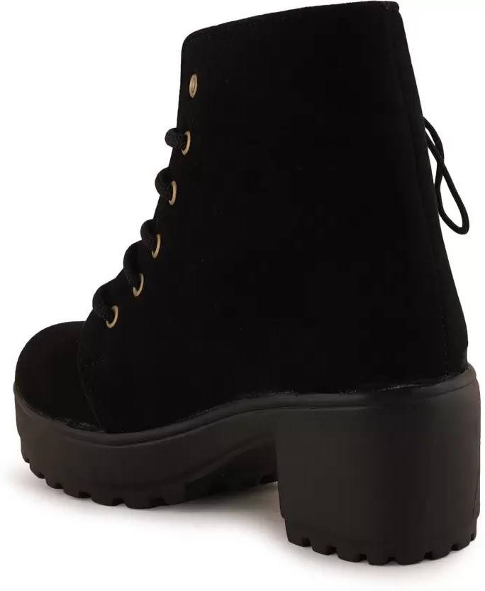 Boots For Women  (Black)