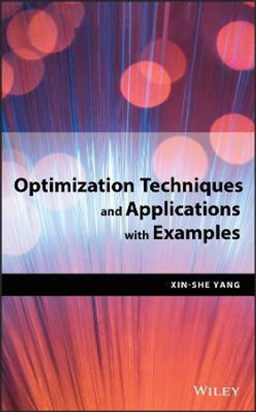 Optimization Techniques and Applications with Examples Buy