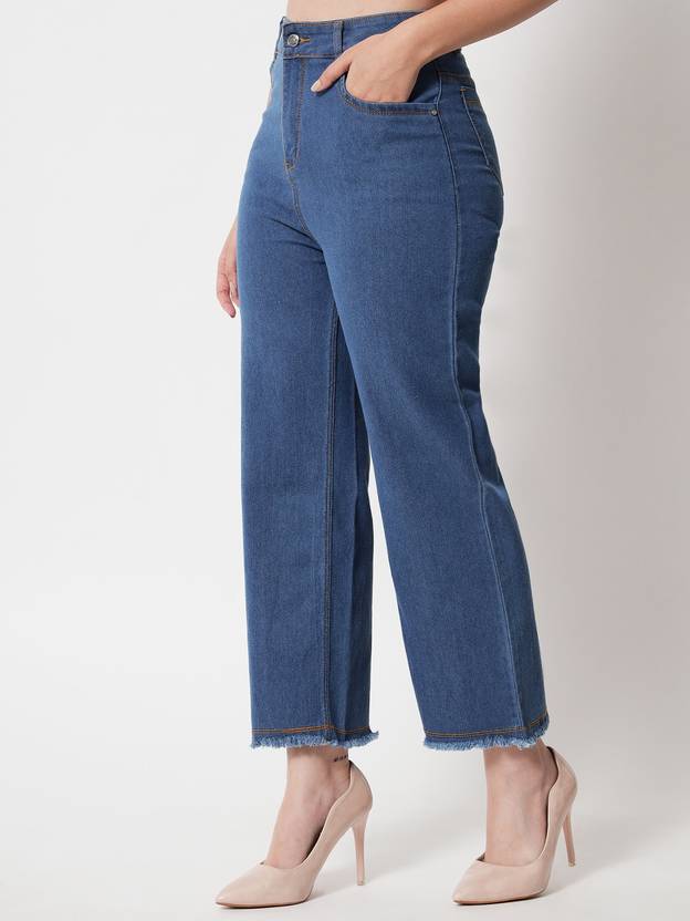 Women Regular High Rise Blue Jeans