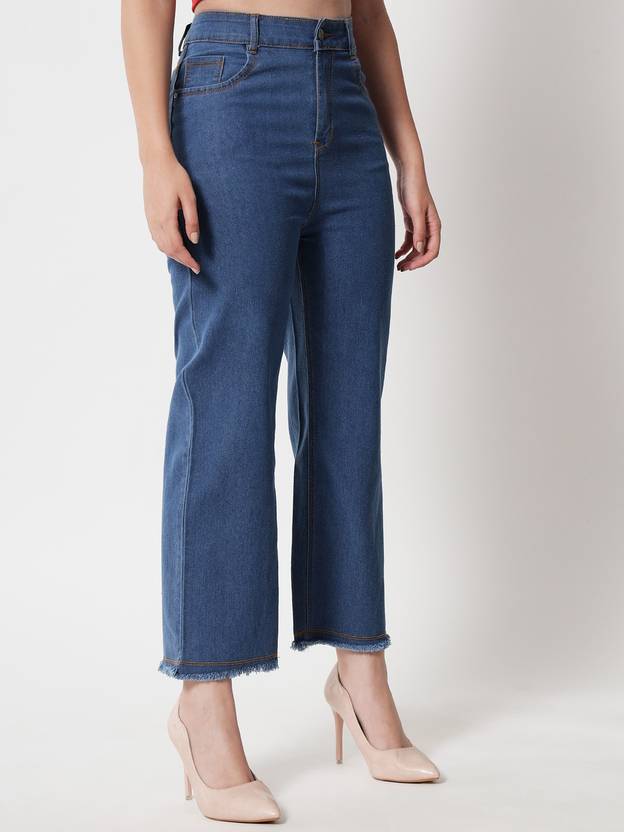 Women Regular High Rise Blue Jeans