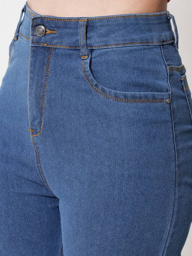 Women Regular High Rise Blue Jeans