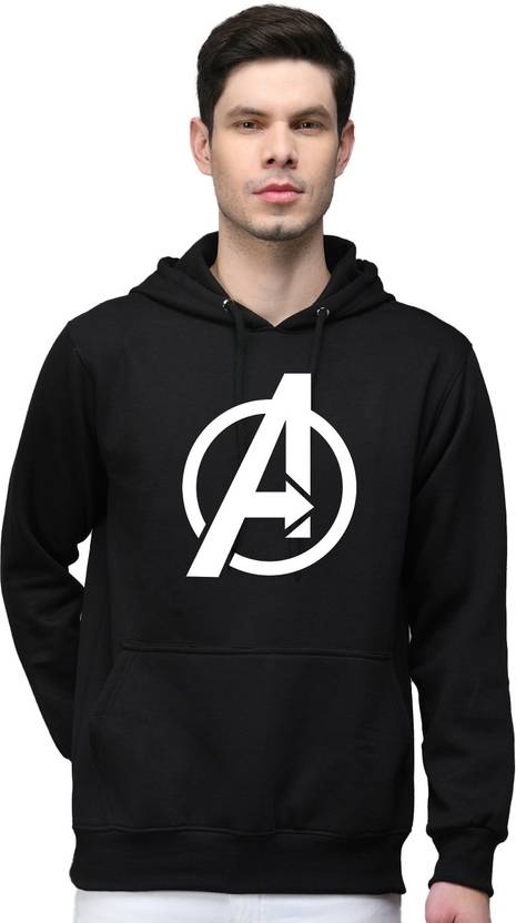 Men Full Sleeve Graphic Print Hooded Sweatshirt