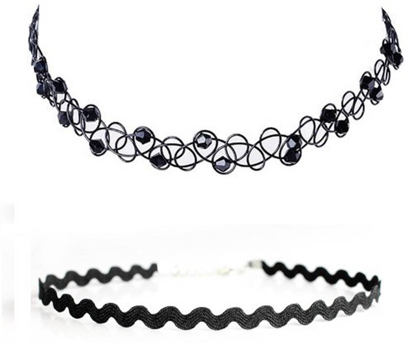 Bsquare Fabric, Plastic Choker