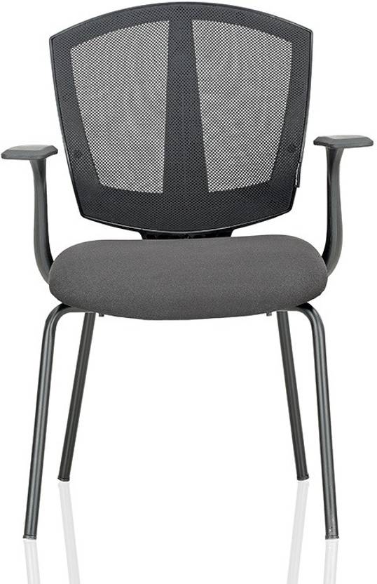 Featherlite Smart Mesh With Arms Visitor Fabric Office Arm Chair Price