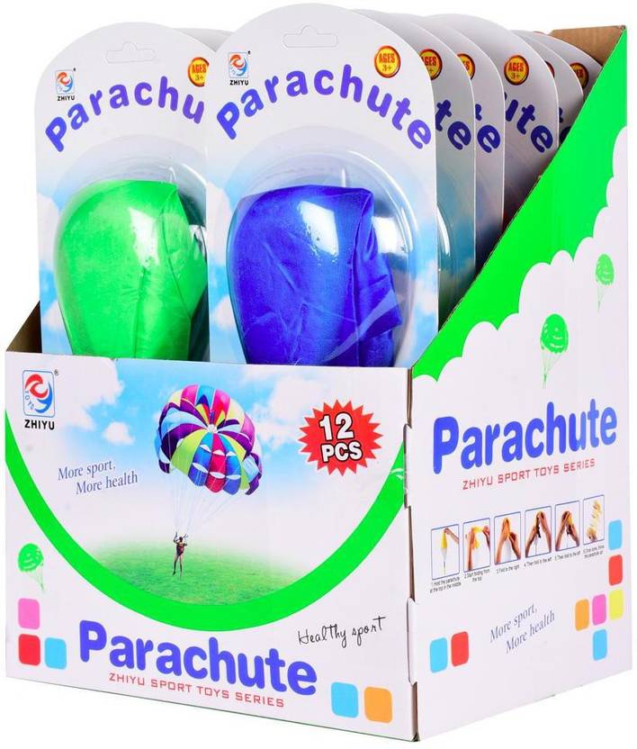 of Toys Tangle Free Hand Throwing Parachute Set Of 12 Tangle