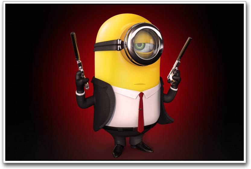 Minion James Bond Paper Print Movies Posters In India Buy Art Film