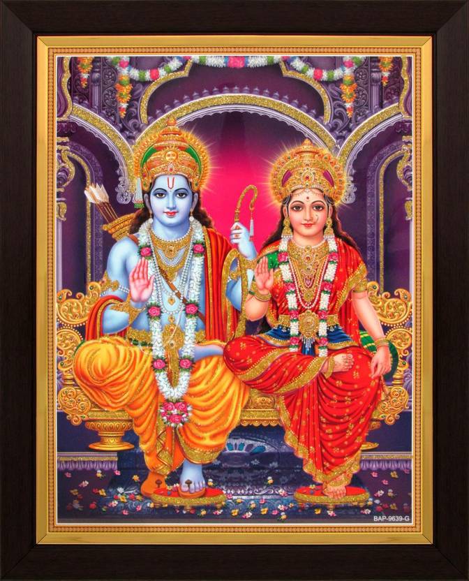 Lord Rama / Ram / Sita-Ram Poster Paper Print - Art &amp; Paintings ...