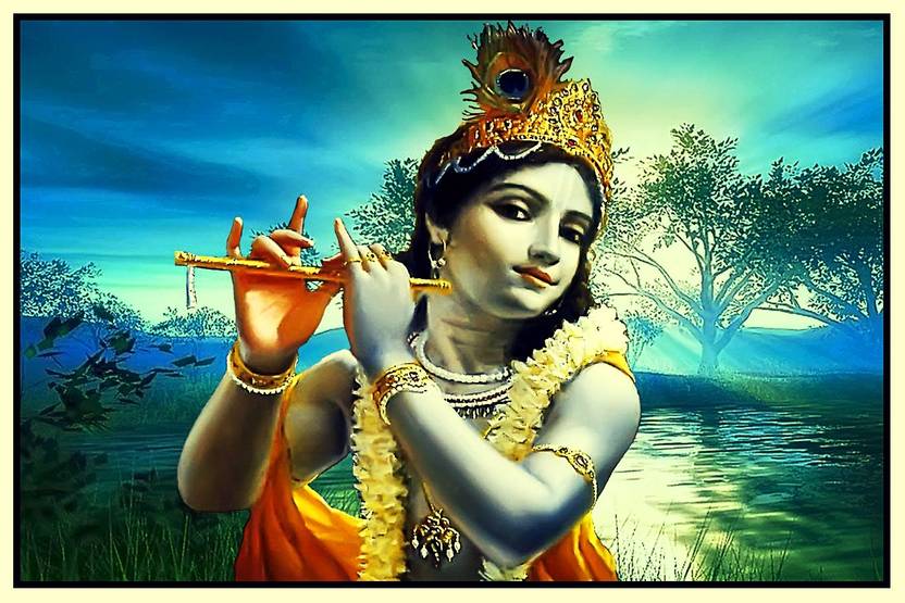 Lord Krishna Poster Paper Print Religious posters in India Buy art, film, design, movie