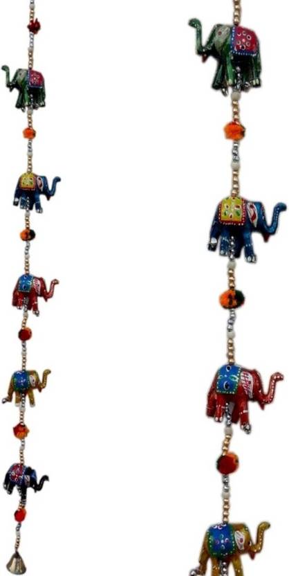 Bharatcraft Rajasthani Elephant Door Hanging Decorative Showpiece  -  60 cm