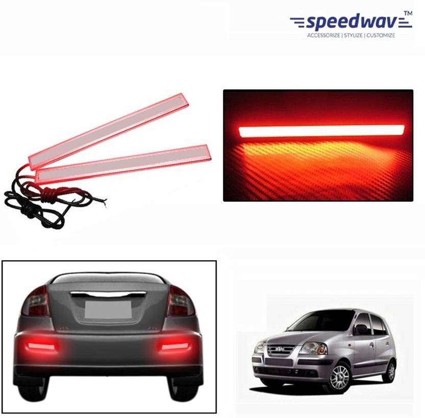Speedwav Slim RED DRL Daytime Running Lights Set of 2 Hyundai Santro
