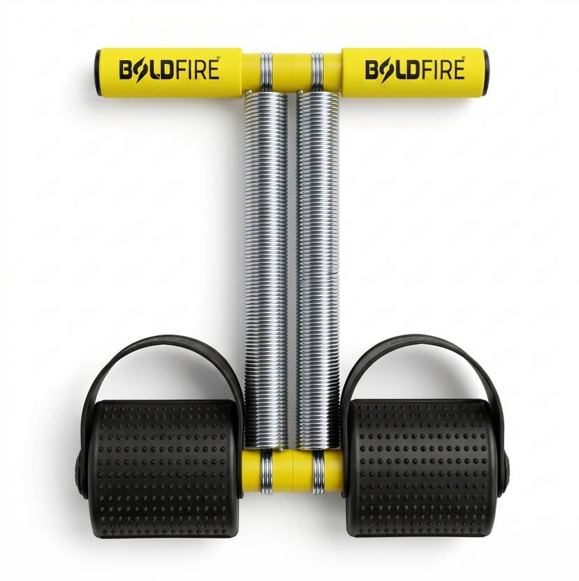 BoldFire Tummy Trimmer Double Spring For Fat Burning & Weight loss Workouts for Men Women Ab Exerciser