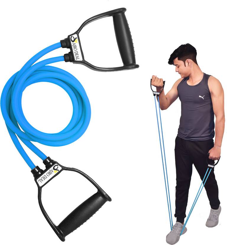 Battlestar Resistance Tube, Exercise & Stretching Resistance Band Set For Men & Women Resistance Tube