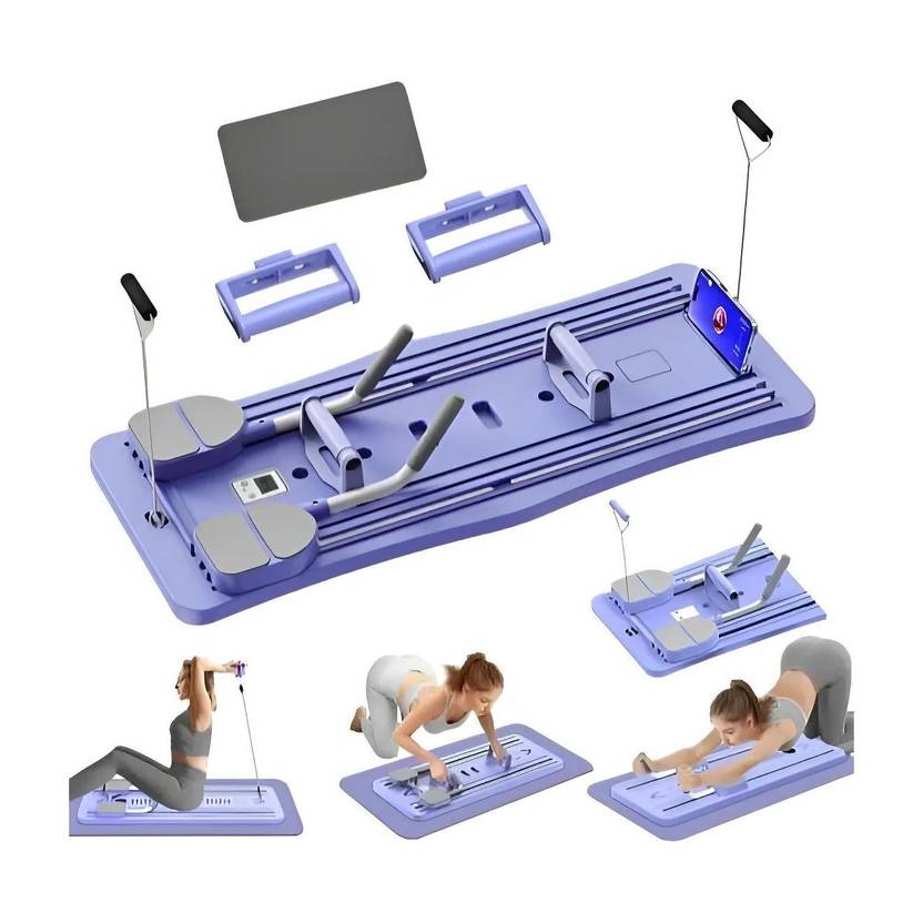 AASHRO MALL Multifunctional Foldable Pilates Board | Sliding Workout Board Ab Exerciser