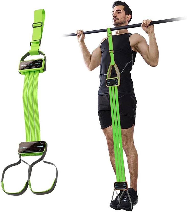 AASHRO MALL Pull Up Assistance Bands, Heavy-Duty Adjustable Resistance with Fabric Feet Ab Exerciser