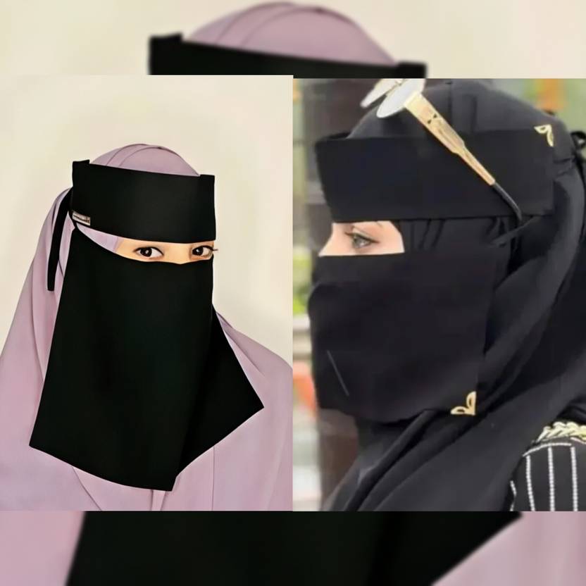 EthnicCharmz Chiffon Naqab