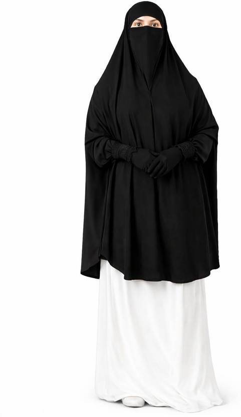 Brightonce Fashion Polyester Solid Abaya