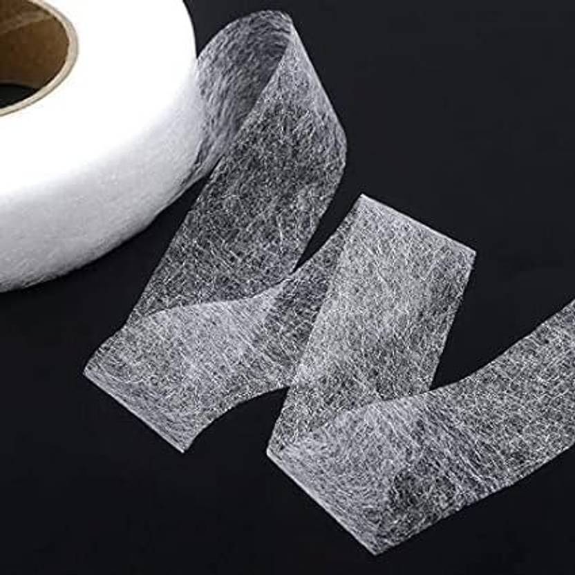 LumiUrban Fabric Fusing Tape Double Sided Adhesive Hem Tape Iron on Tape Accessory Tape Dot