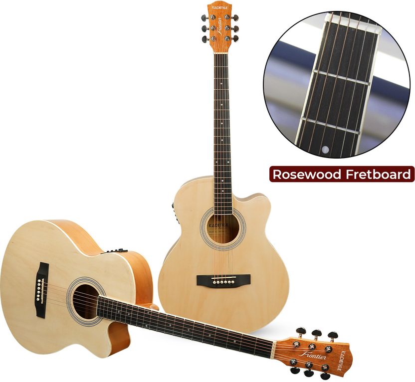 KADENCE KAD-FNTR-NAT-EQ-C Acoustic Guitar with Online Classes - Image 7