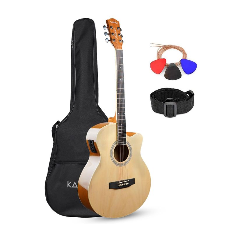KADENCE KAD-FNTR-NAT-EQ-C Acoustic Guitar with Online Classes - Image 1