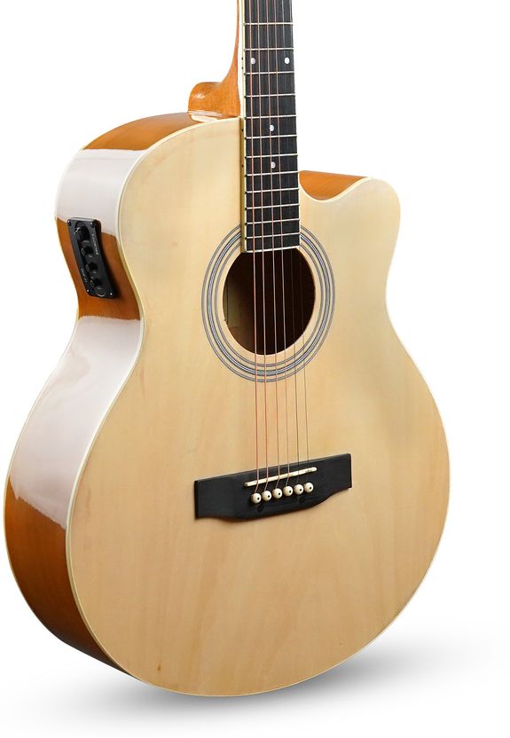 KADENCE KAD-FNTR-NAT-EQ-C Acoustic Guitar with Online Classes - Image 4