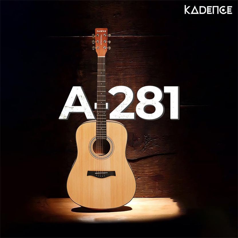 Kadence A281NA-C Acoustica 41" Acoustic Guitar - Image 3