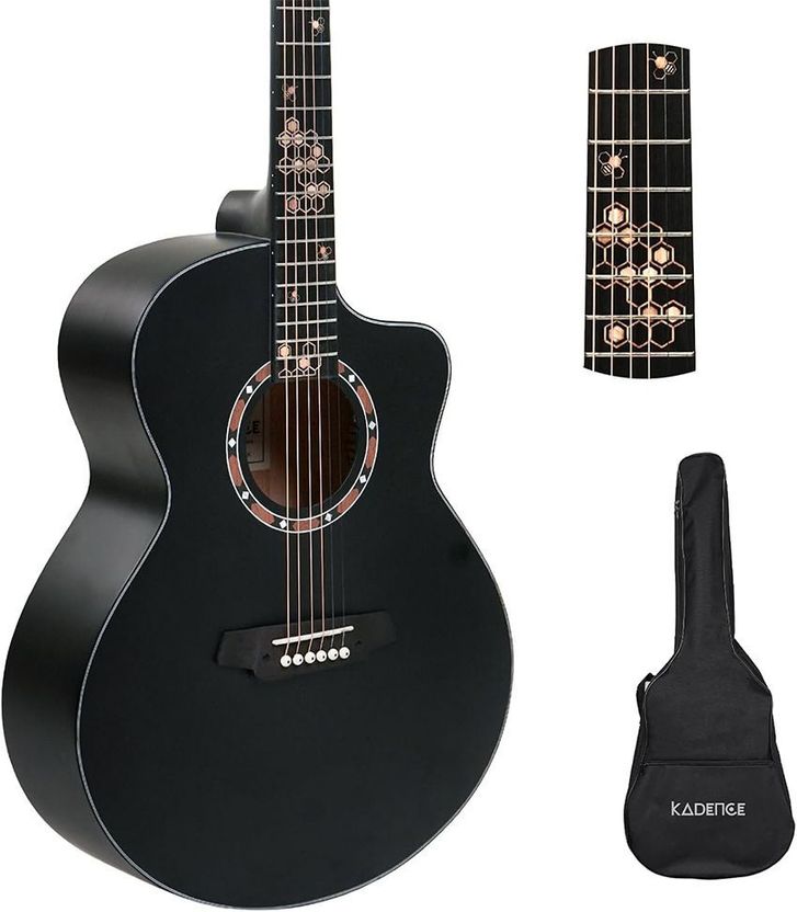 Kadence KFR77-BK Acoustic Guitar with Online Classes - Image 3