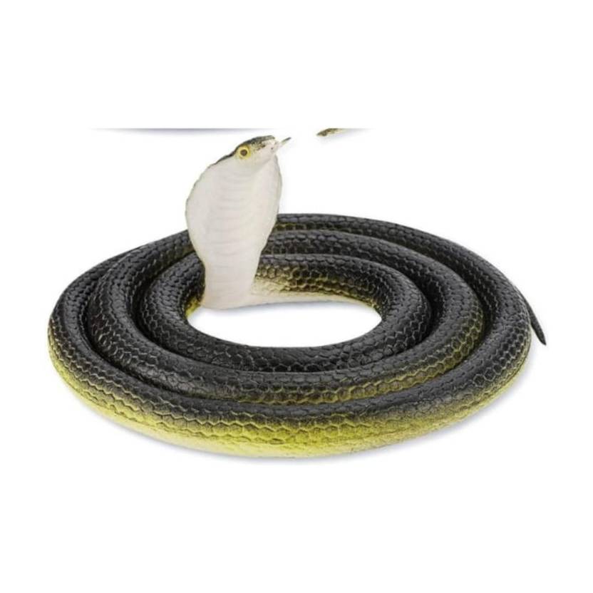 ATHRAVTOYS Realistic Rubber Snake Toy – Lifelike Scary Prank Prop