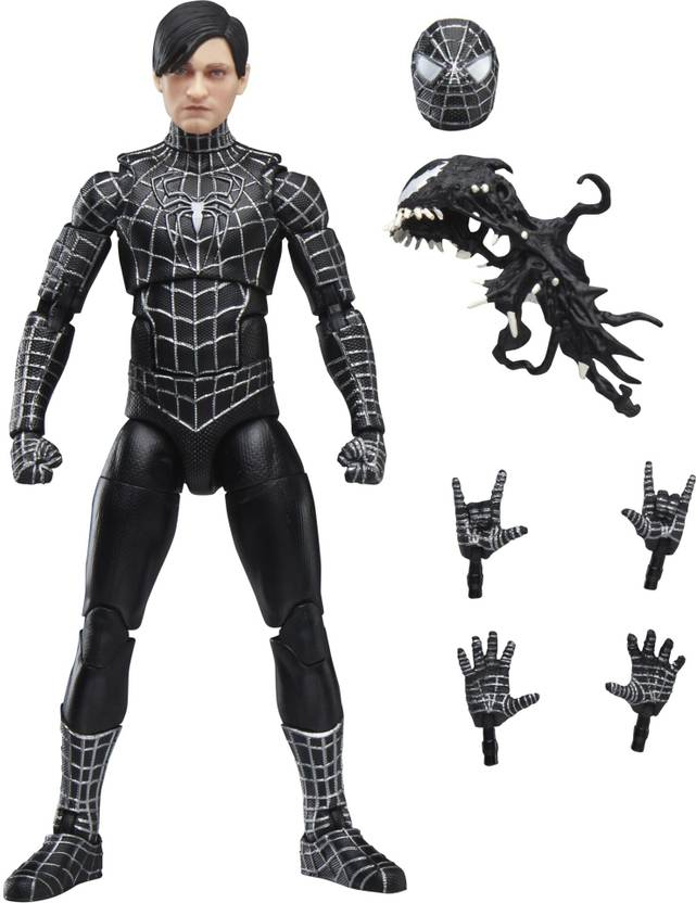 MARVEL Legends Series Spider-Man, Spider-Man 3 Collectible 6 Inch Action Figure with Sy&nbsp;(Multicolor)