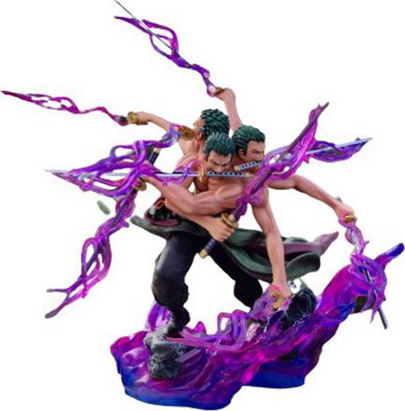 jasicnytum One Piece: Zoro 9 Sword Ashura Style Action Figure - One ...