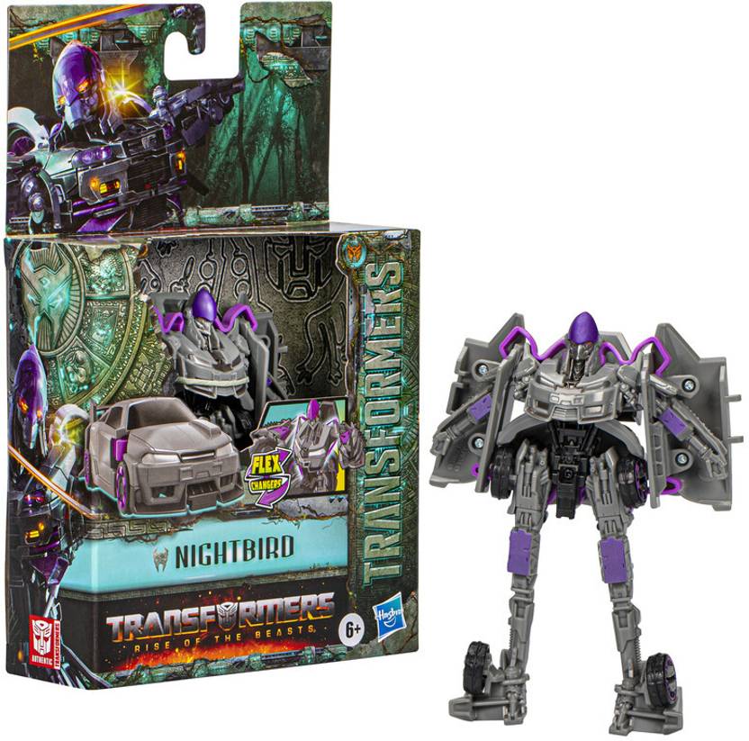 TRANSFORMERS Rise of the Beasts Flex Changer Nightbird Rise of