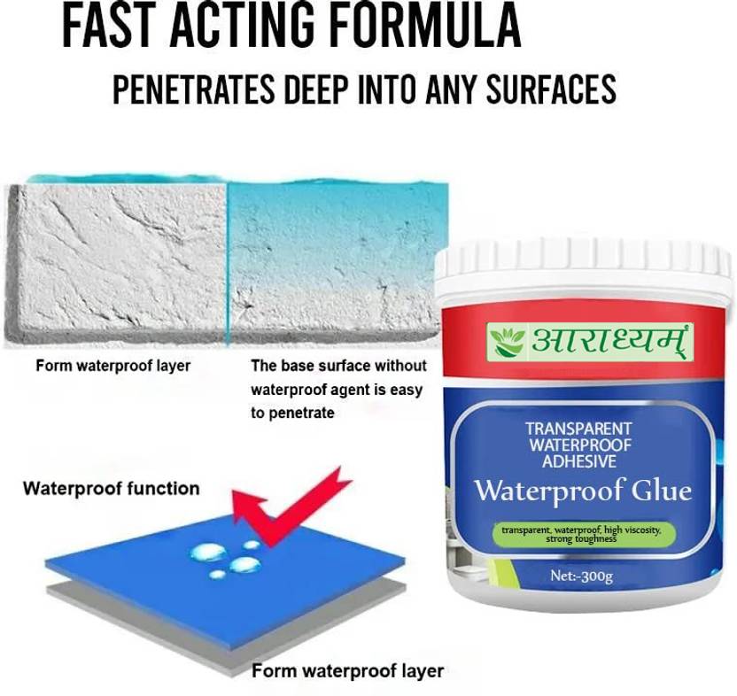 INFINITYLINES DEVA Aadhesive Waterproof Transparent Glue with brush anti Leaking Adhesive