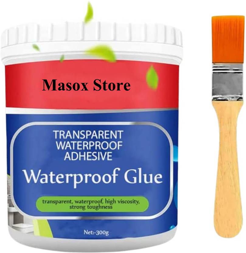 Masox Store Crack Seal Glue 300 gm with Brush Waterproof Glue for Roof
