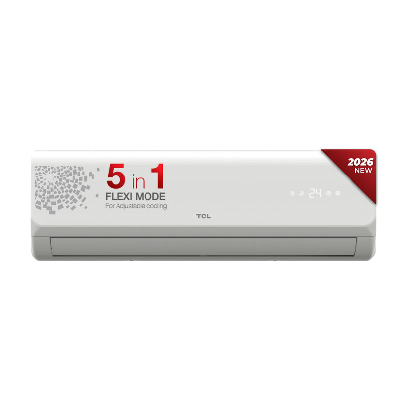 TCL 2026 Model 1.5 Ton 3 Star Split Inverter 5 Step Convertible with Powerful Turbo cooling, Energy saving, Silent Operation AC AC