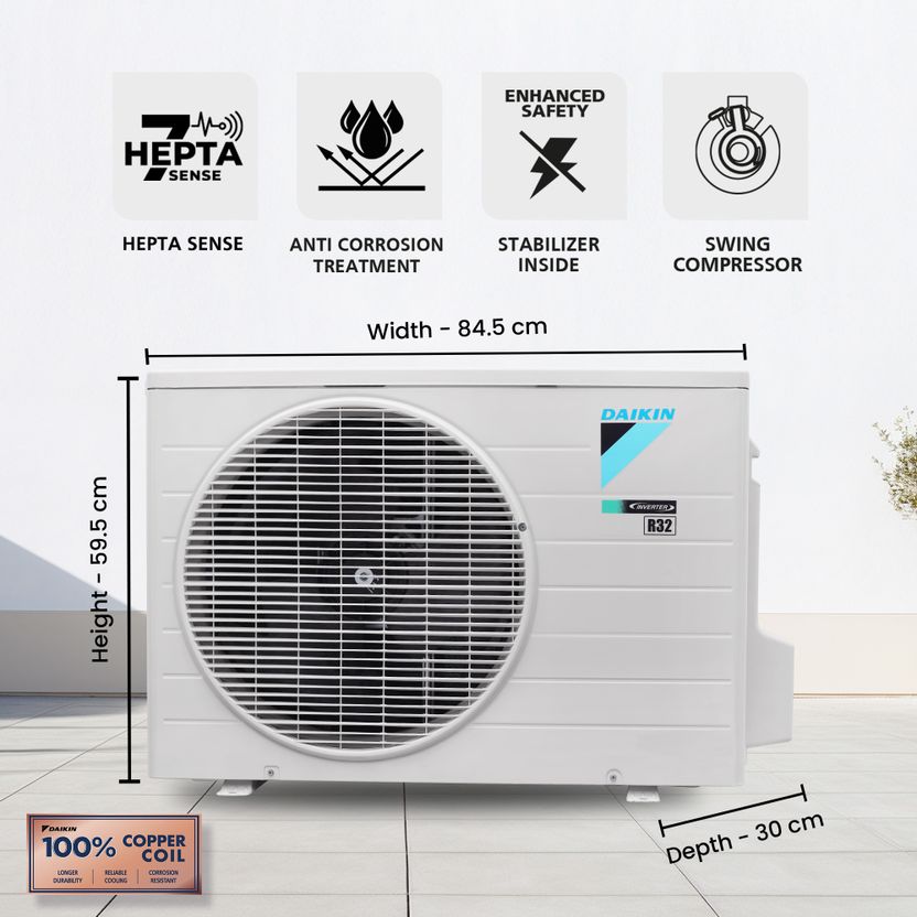 Daikin 2026 1.5 Ton 5 Star Split Inverter AC - Image 6