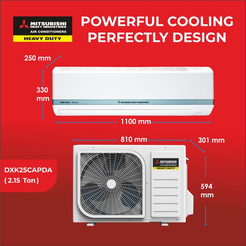 Mitsubishi 2026 Model 2.15 Ton 2 Star Split AC - Image 3