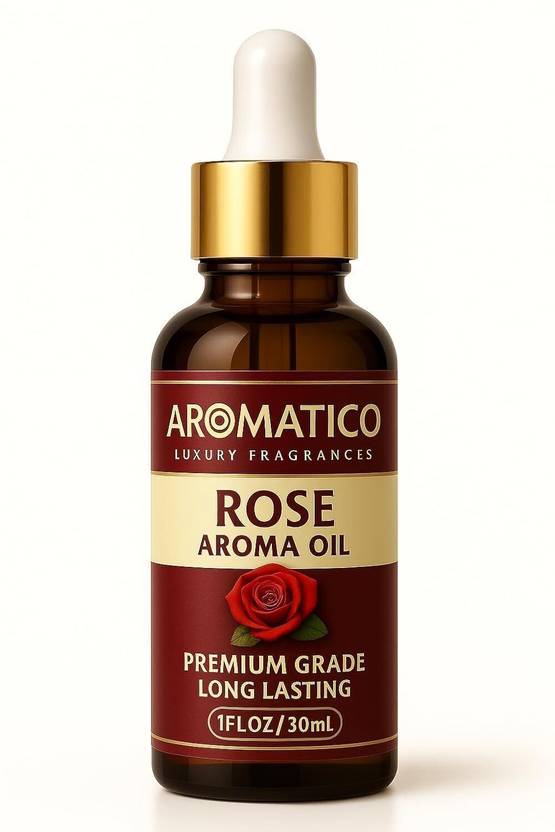 Aromatico Rose Diffuser Air Freshner for Home, Office & Aromatherapy