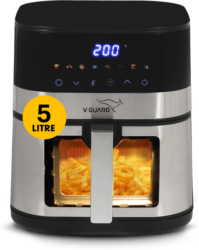 V-Guard Emocia Pro Air Fryer 5 Litre Capacity for 3-5 People
