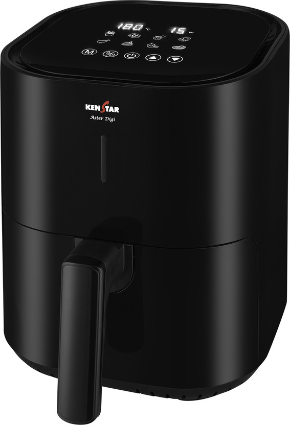 Click to enlarge Kenstar ASTER DIGI Digital with 360 High Speed Air Circulation Technology 1200 W with Non-Stick Basket Air Fryer Price in India - Buy Kenstar ASTER DIGI Digital with 360 High Speed Air Circulation Technology 1200 W with Non-Stick Basket Air Fryer onl