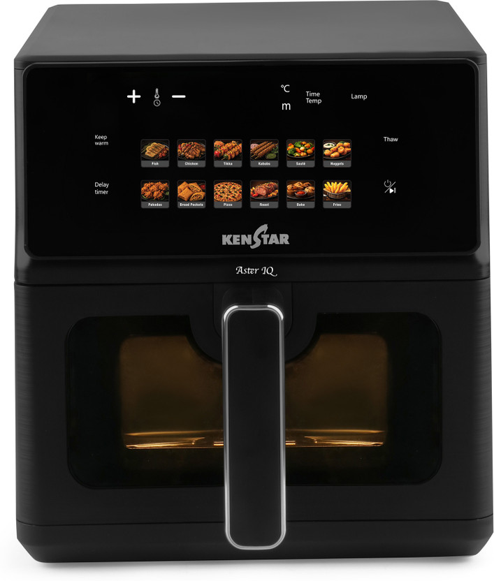 Kenstar Aster IQ See Through Window, Non-Stick Pan Air Fryer