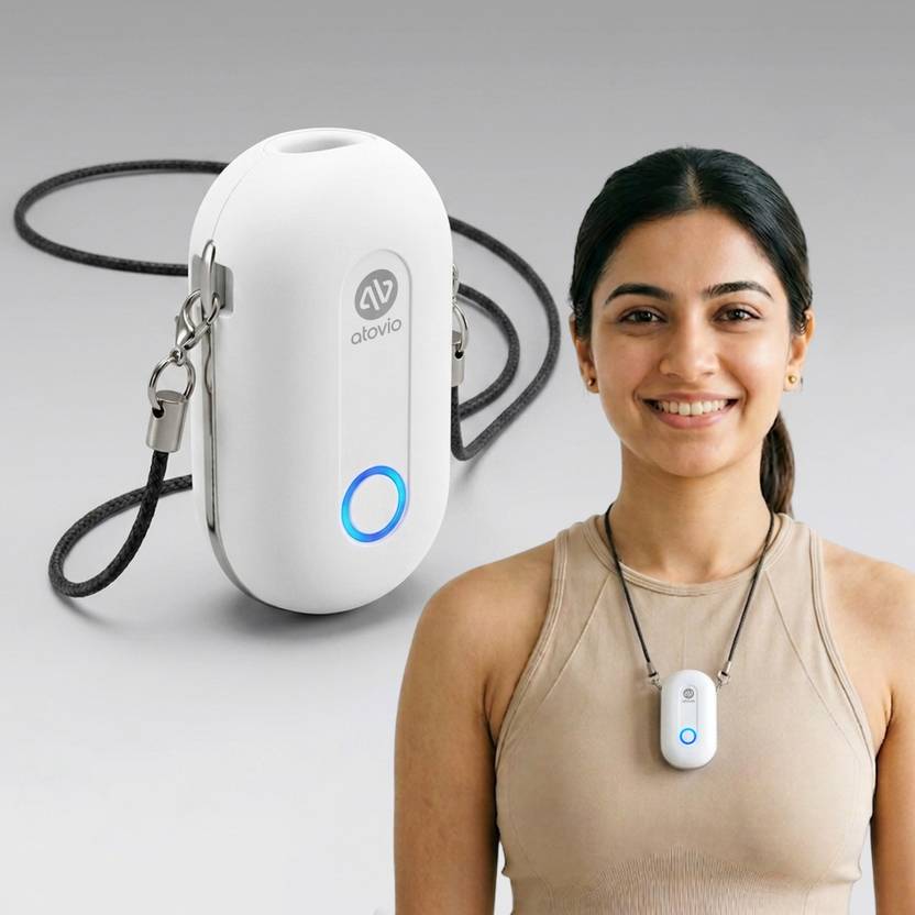 atovio Mini Personal Portable Air Purifier, Travel-Friendly, Tested at IIT Kanpur Portable Room Air Purifier