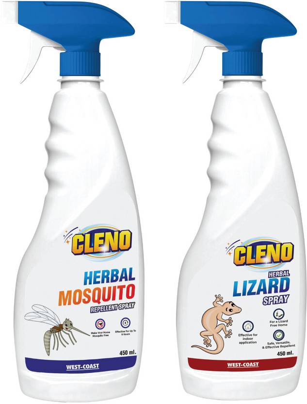 CLENO Herbal Lizard Repellent Spray 450ml & Herbal Mosquitoes